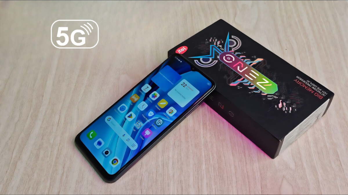 Dhaakad 5G phone launched in premium look, super fast charger will be available with 5000mAh big battery : itel Zeno 10